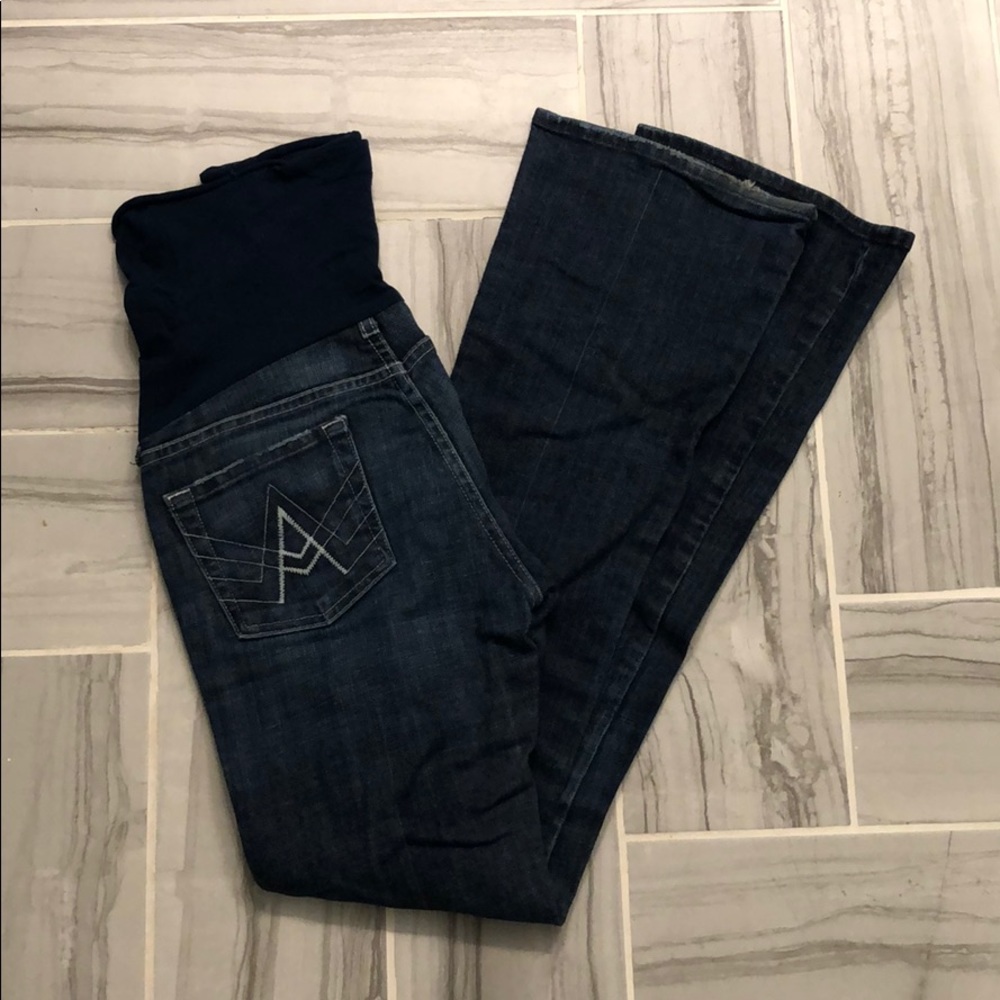 7 for all Mankind A pocket Maternity Jeans sz 26